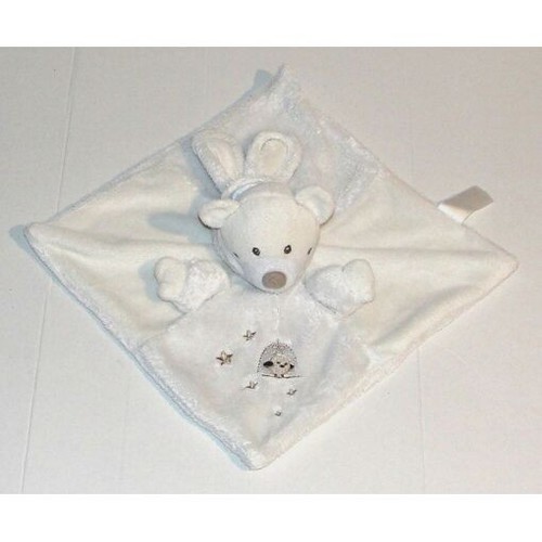 Doudou peluche plat ours - plat,