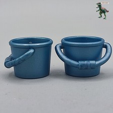 X2 Playmobil ancien-cube gris