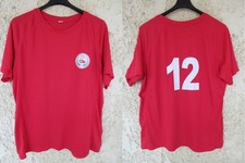 Maillot NÎMES OLYMPIQUE porté n°12 football shirt trikot jersey rouge XL