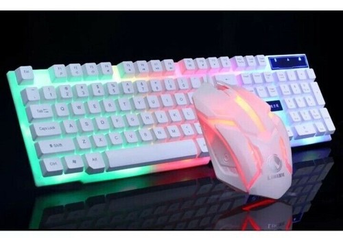 Clavier blanc gamer - , pc