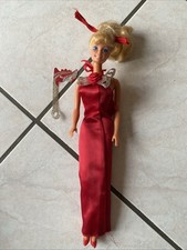 Poupée Barbie 1966 Jewel Diamant Secret Robe Rouge 