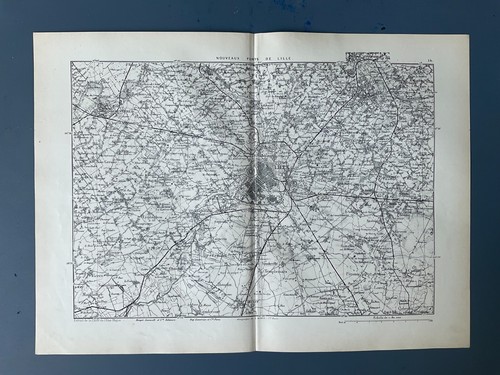 Carte nouveaux forts lille - carte, de