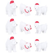  9 Pcs Ornements D'ours