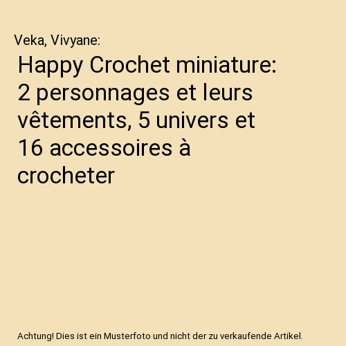 Happy crochet miniature - miniature:, 2
