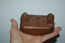 Boite en bois , art populaire