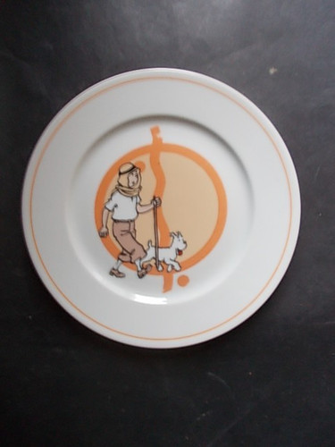 Herge superbe assiette tintin - superbe,
