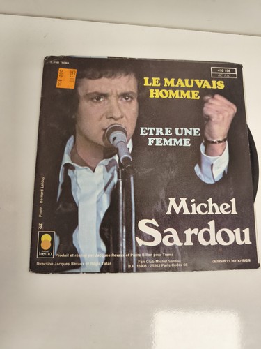 Vinyle tours michel sardou - 45,