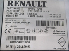 AUTORADIO  RECEPTEUR RENAULT CLIO IV  281152928R  2523805