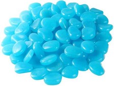 - Lot de 100 Galets phosphorescents - Pierres Lumineuses - Décoration de Jard...