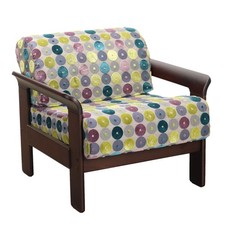 Fauteuil vintage hêtre - fauteuil,