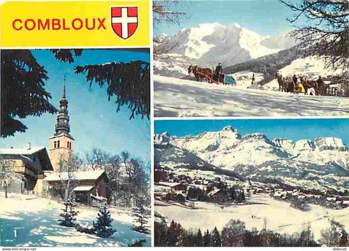 Carte postale combloux - 74,