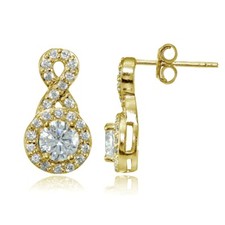 Or Jaune Flash Zircon Cubique