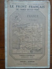 Plan ancien Le front français