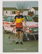 CYCLISME carte cycliste MICHEL POLLENTIER Champion de Belgique équipe FLANDRIA