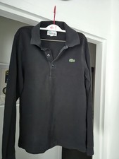 Polo Lacoste Noir  Slim Fit  Taille 2  Petit Prix