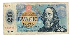 CZECHOSLOVAKIA Billet 20 KORUN