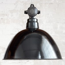 EMATRE-L Grand Lampe Industrielle Émaillé Vintage Wohnfertig Restauré Ø48cm