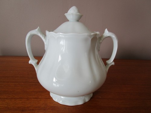 Sucrier porcelaine blanche - porcelaine,
