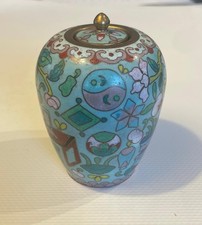 Pot à opium en émail