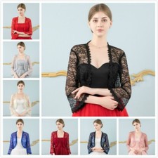 Mariage Boléro Dentelle Enveloppe Étole Cape Étoles Femme Tulle Cardigan Haut