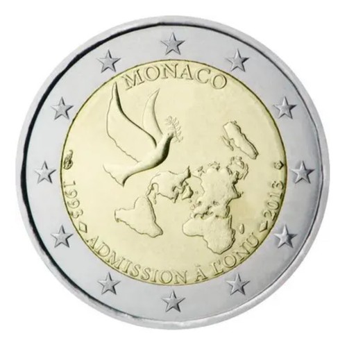Euros commémorative monaco - 2,