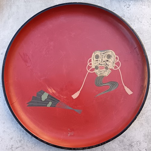Ancien joli plateau laque