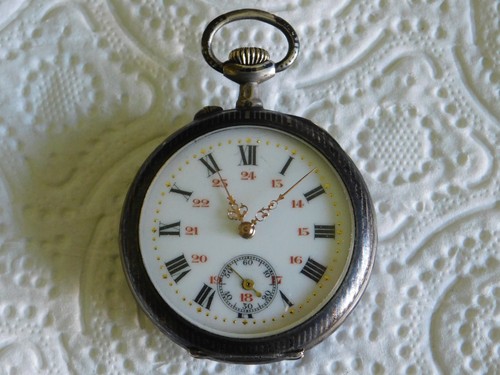Montre gousset argent - montre,