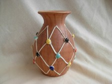 FIAMMA,ITALIE,VASE CERAMIQUE,FAUX BOIS,DESIGN 60.