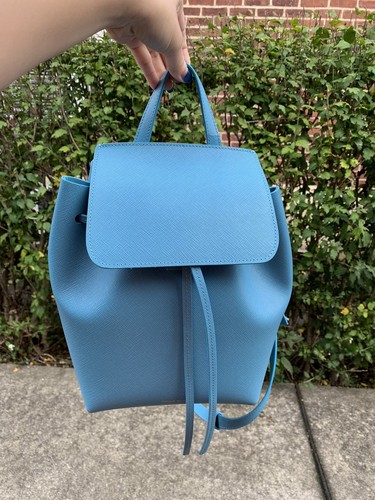 Mansur gavriel blue saffiano - blue,