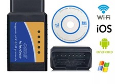 Interface Diagnostique WIFI Multimarque ELM327 ODB2 OBDII V1.5 IOS Android + cd