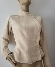 Blouson Veste Hermes T 38 Ecru