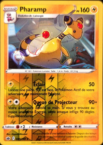 Carte pokemon pharamp 049 198 - pokemon,
