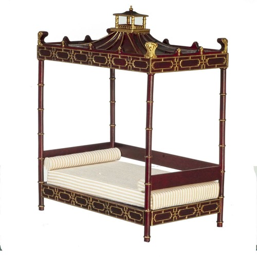 Poupées maison chinois acajou - chinois,