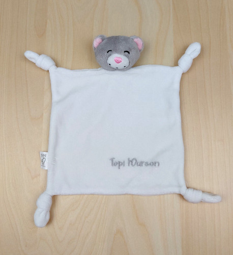 Doudou plat ours topi - doudou,