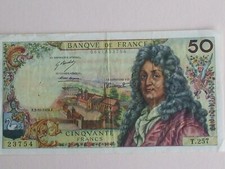 BILLET 50 FRANCS 1974  RACINE