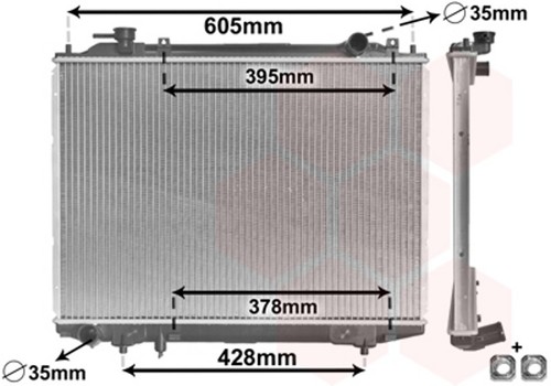 Van wezel radiateur moteur - wezel,