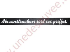 AUTOCOLLANT STICKER UN