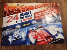 Rare affiche 24h mans - mans, 2011