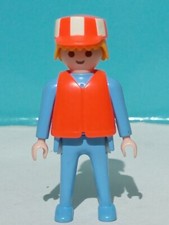 PLAYMOBIL FIGURINE BLEU ANCIEN