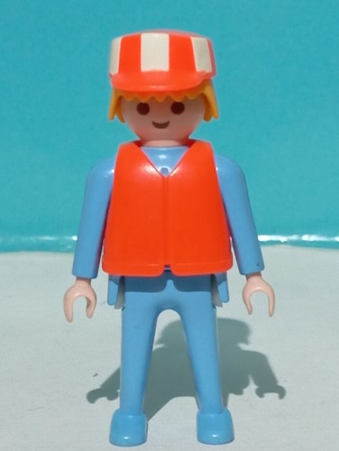 Playmobil figurine bleu ancien - playmobil,