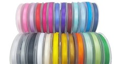 Ruban Satin Double Face 6 mm x 2,50 mètres - 100% Polyester + de 25 coloris