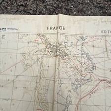 Carte anglaise / canevas  Somme 1918 WW1 Commonwealth