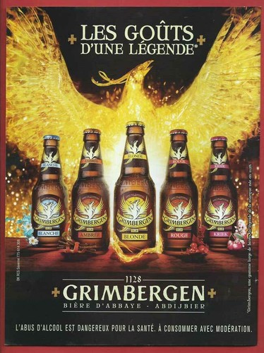 Publicité papier bière - publicité,