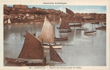 CPA Granville départ des voiliers pour la pêche (253957)