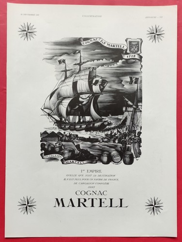 Publicité presse 1937 - , cognac