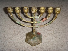 Ancienne ménorah chandelier