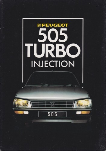Catalogue brochure peugeot - peugeot, 505