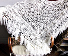 CHALE CROCHET MAIN CREATION S