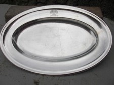 PLAT OVALE  METAL ARGENTE CHRISTOFLE