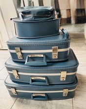 Lot De Valises Gigognes Hôtesse De L’air Années 60